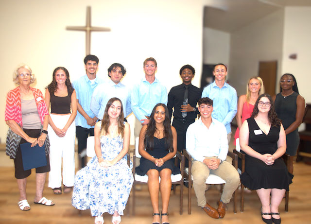 Lennard HS with Linda Maslyk Scholarship Co-Chair.jpg